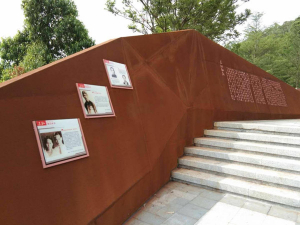 惠民耐候钢挡土墙